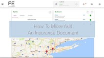 Field Engineer How To Add Your Insurance Document