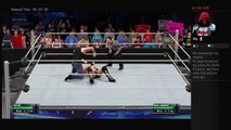 Smackdown Live 1-24-17 Ic Title LumberJack Dean Ambrose Vs The Miz