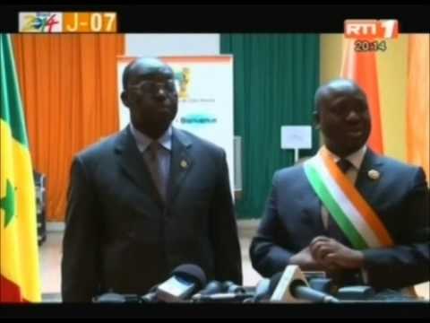 Coopération inter parlementaire SEM Soro Guillaume Kibgafori echange avec son homologue du Séne