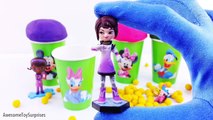 Mickey Mouse Clubhouse Play-Doh Surprise Eggs Ice Cream Cups Dippin Dots Learn Colors Toy Surprises