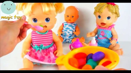 Barbie baby  Potty Time& Barbie baby dolls eat gummy