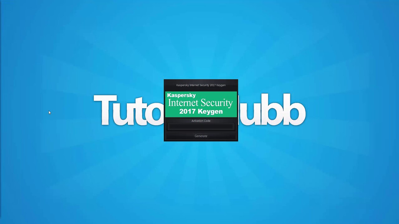 Kaspersky internet security activation code (2017)