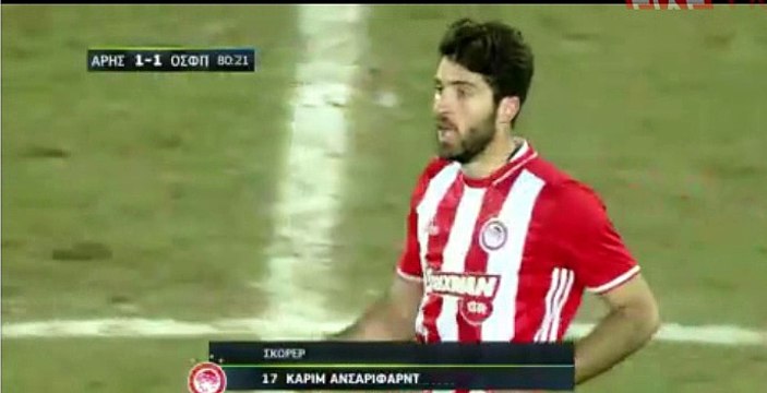 Karim Ansarifard GOAL HD - Aris	1-1	Olympiakos Piraeus 25.01.2017