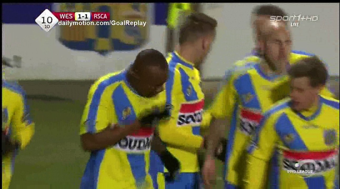 Carlos Strandberg Goal HD - Westerlo 1 - 1 Anderlecht - 25.01.2017