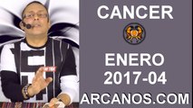CANCER ENERO 2017-22 al 28 Ene 2017-Amor Solteros Parejas Dinero Trabajo-ARCANOS.COM