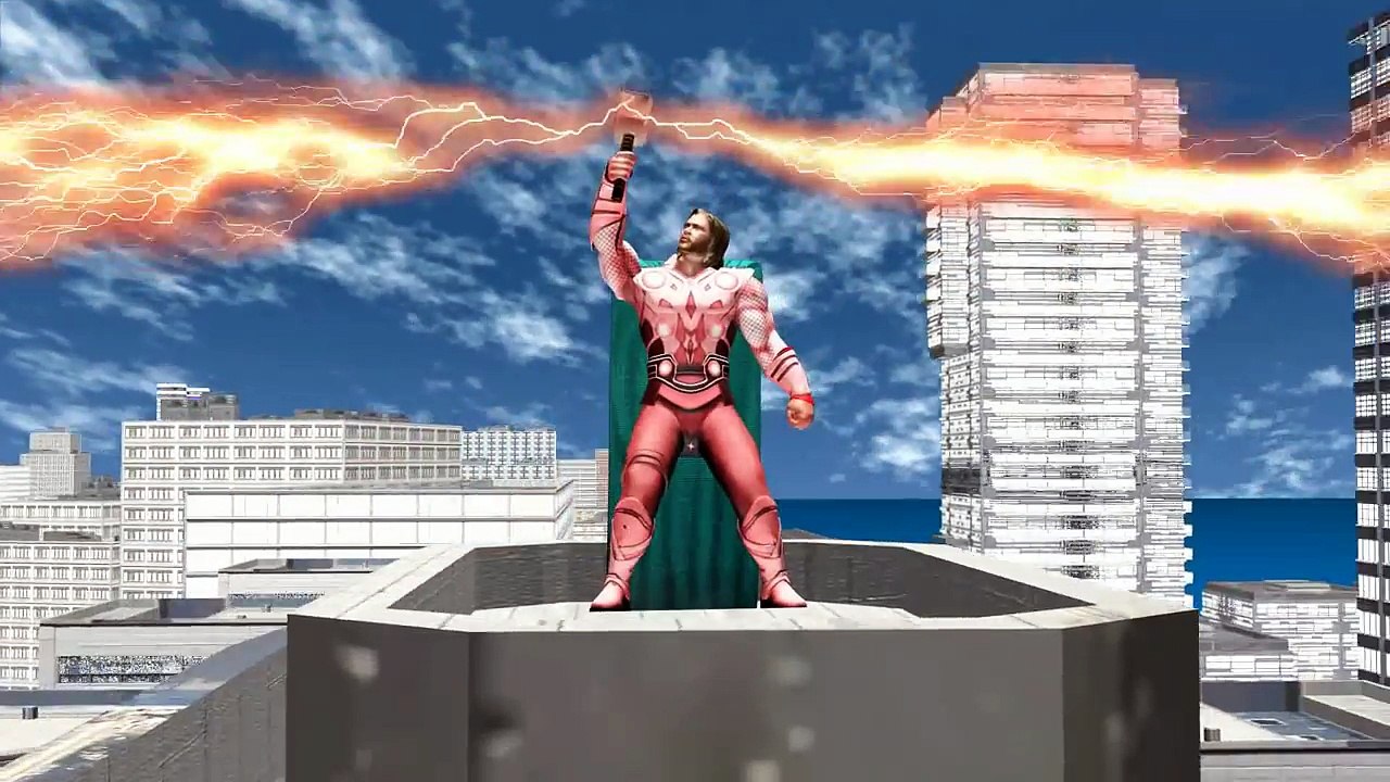 Thor 3D Cartoon Finger Family Nursery Rhymes | Thor Cartoons Finger Family Rhymes For Children