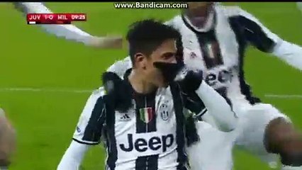 Paulo Dybala Amazing Goal HD - Juventus 1-0 AC Milan - 25.01.2017 HD