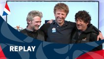 J80 : La conférence de presse de Jean-Pierre Dick, Yann Eliès et Jean Le Cam / Vendée Globe