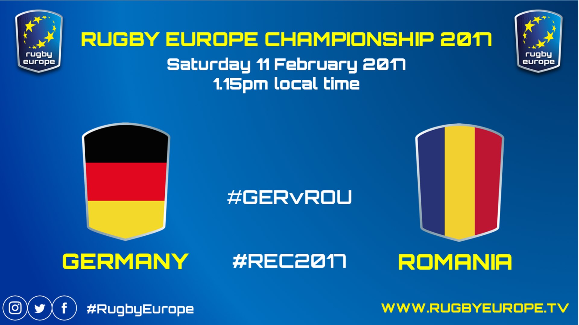 GERMANY / ROMANIA - RUGBY EUROPE CHAMPIONSHIP 2017