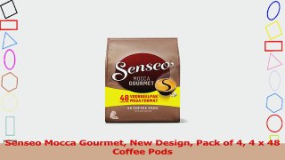 Senseo Mocca Gourmet New Design Pack of 4 4 x 48 Coffee Pods a8321408