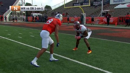 North Team Senior Bowl Practice: WR vs. DB 1-on-1