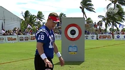 2006 Pro Bowl On the Mark competition: Peyton Manning