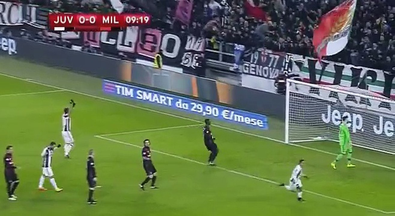 Dybala GOAL JUVENTUS VS MILAN 1-0  25_01_2017 [HD]