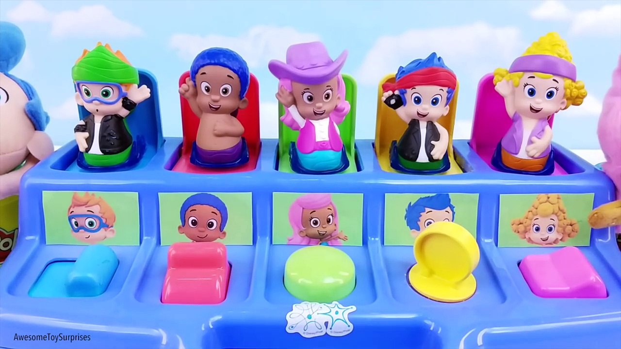 Bubble Guppies Pop Up Pals Toy Surprises Learn Colors Best Kid Video for Learning Colors
