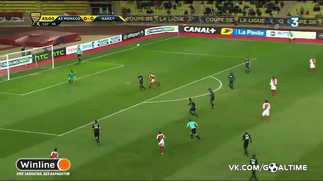 But de Radamel Falcao Goal - Monaco 1-0 Nancy 25.01.2017