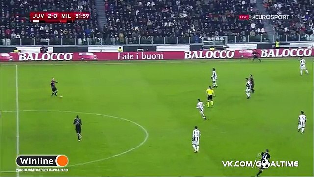 Carlos Bacca Goal - Juventus 2-1 AC Milan 25.01.2017