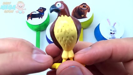 Play Doh Clay Lollipop Smile Face Learn Colors Surprise Toys The Secret Life of Pets Kids Video