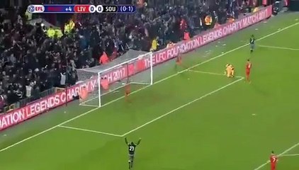 أهداف مباراة ليفربول وساوثهامبتون (0-1) كاملة 25-1-2017 كأس رابطة المحترفين الإنجليزية