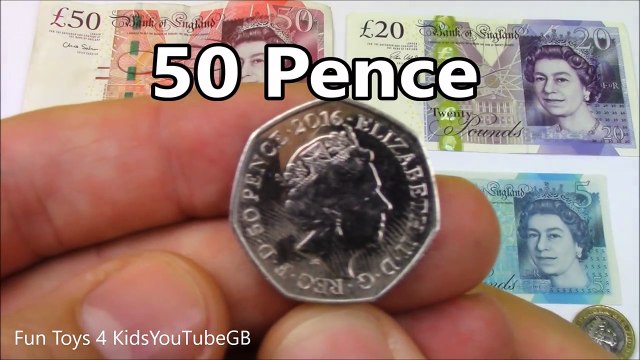 Learn English Money from 1p to 50 Pounds Best Learning Video GBP British Currency ESL