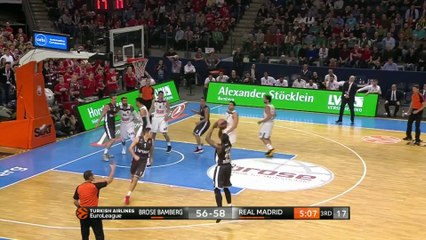 Basket - Euroligue (H) : Le Real s'impose de justesse à Bamberg