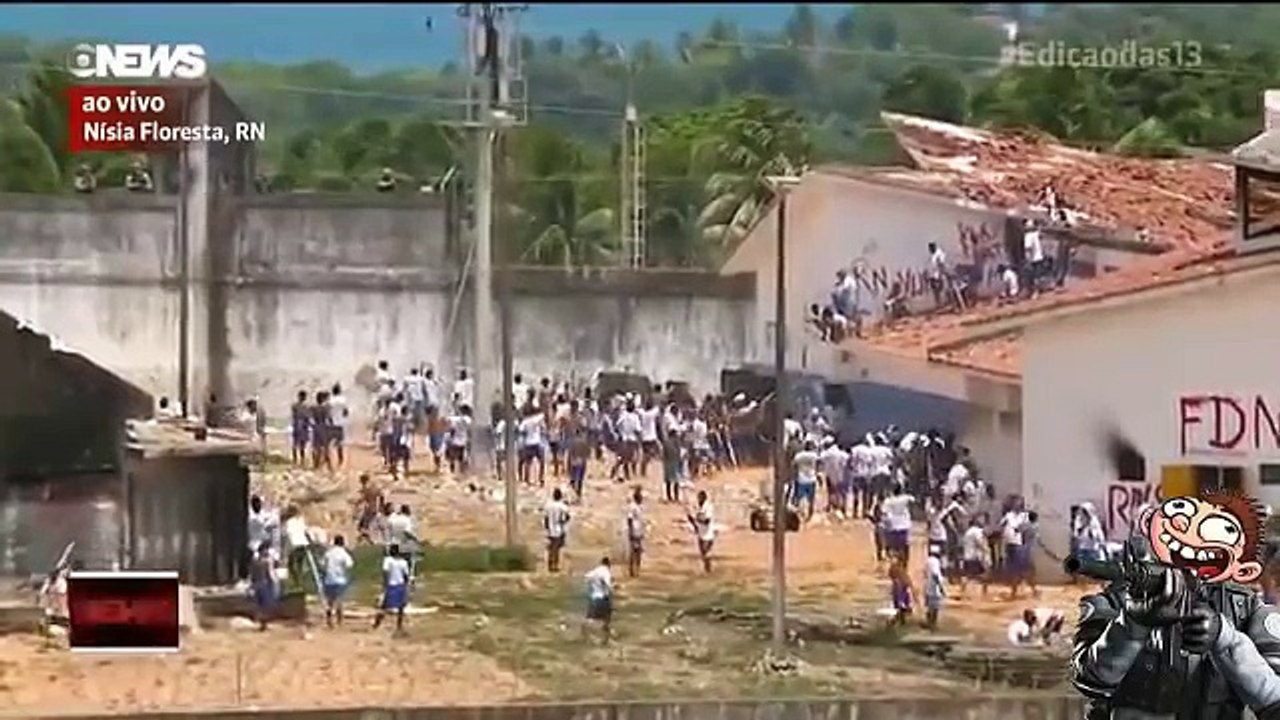 A rebelião em Alcaçuz.