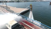 Firefighters in Dubai are using jetpacks to put out fires