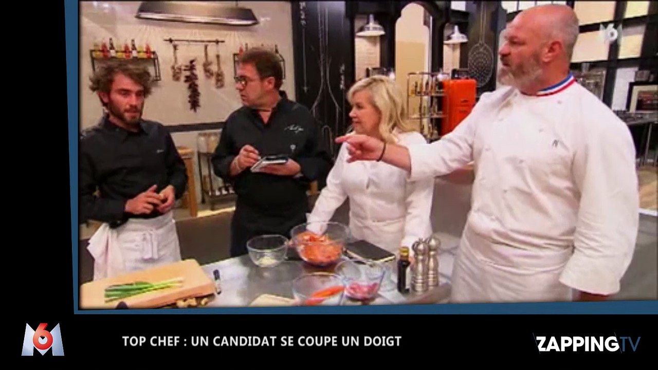 Top Chef : un candidat se coupe un doigt (vidéo)