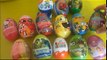 Surprise eggs unboxing Kinder Surprise disney egg toy surprise Spongebob Smurfs Hello Kitty Cars 2