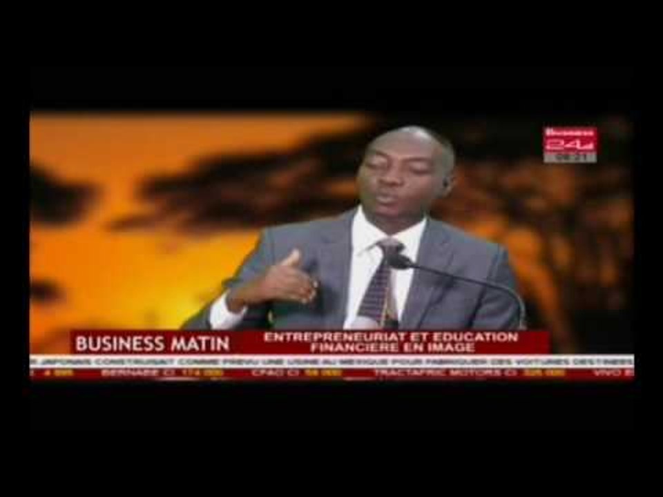 Business 24   Business Matin   A la Une  Entrepreneuriat et Education financière en image