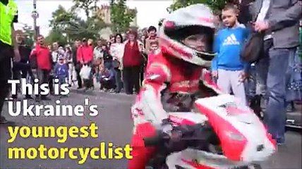 This Is 3 Years Old Rider.... RESPECT FOR PARENTS!!!