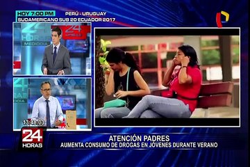 Atención padres: los jóvenes aumentan el consumo de drogas durante el verano