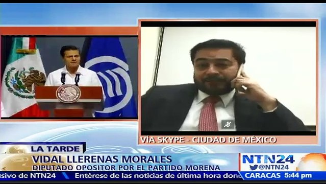 Diputado mexicano Vidal Llerenas dice que es posible que Peña Nieto suspenda reunión con Trump