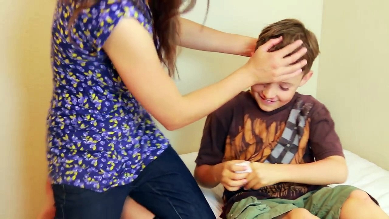 Fake sick~ How to be fake sick ~ Wyatt Toby~ Superhero FAMILY channel Compilation