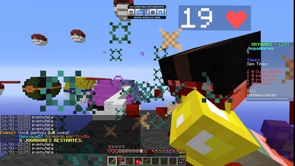 skywars meu amigo caiu do serivdor ?