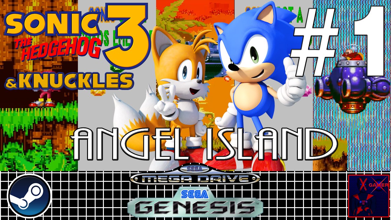 Sonic 3 & Knuckles - Mega Drive & Sega Genesis - #1 - Sonic & Tails - Angel Island
