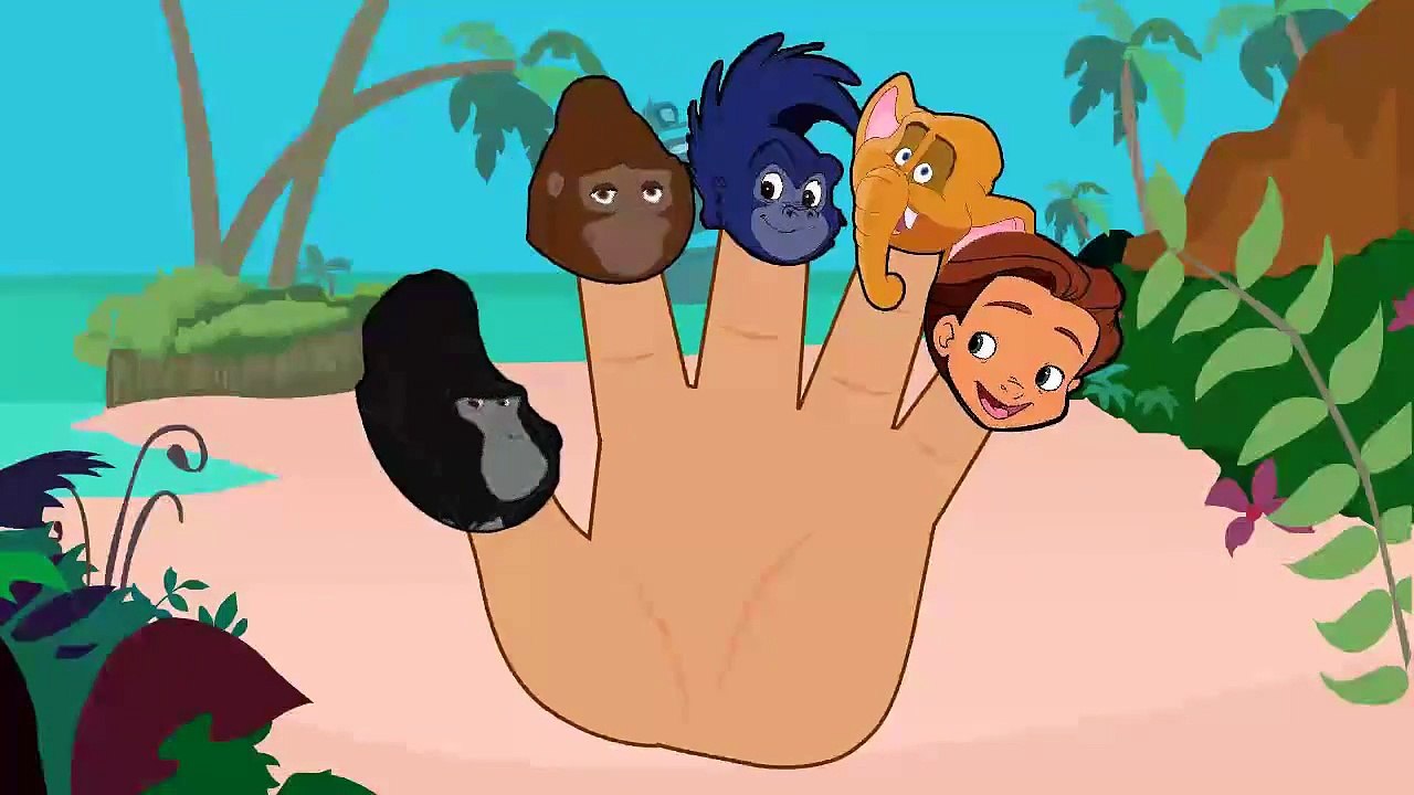 Tarzan Finger Family / Nursery Finger Family..