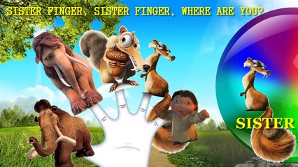 Ice Age Finger Family Song [Nursery Rhyme] Finger Family Fun | Toy PARODY