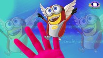 Super minions finger family | wolverine Hulk Finger family rhymes | Minions Daddy finger Family