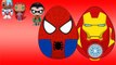 New Iron Man Marvel Hulk Spider-Man Kids Surprise Eggs | Teaching Sizes From Smallest To Biggest