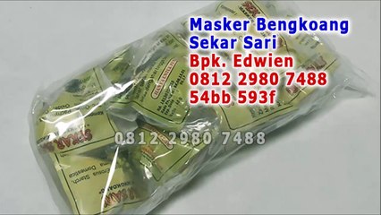 0812 2980 7488 (Telkomsel), Sekar Sari Masker Bengkoang