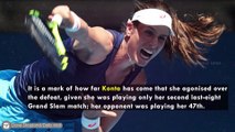 Johanna Konta breaks down in tears after Serena Williams defeat