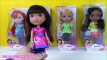 Dora and Friends into the city Dolls! Nick Jr! Dora, Alana, Naiya, Kate and Emma!UNBOXING REVIEW