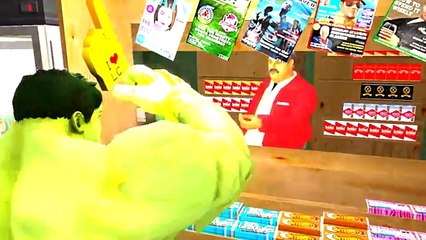 Hulk & Spiderman & Mickey Mouse & Ironman Limousine Cars Colors Nursery Rhymes Songs