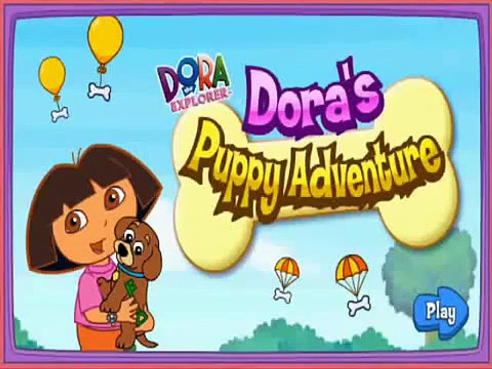 Cartoon game. Dora Puppy Adventure. Full Episodes in English new