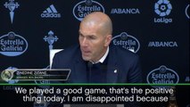 Zidane switches attention following exit