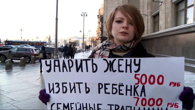 Outrage in Russia as MPs back domestic violence bill