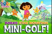 Doras Star Mountain Mini Golf Game cartoons Dora la Exploradora baby games jeux de filles CKV