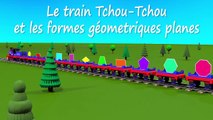 Les formes géometriques pour les tout petits - Dessin animé éducatif Le train Tchou Tchou