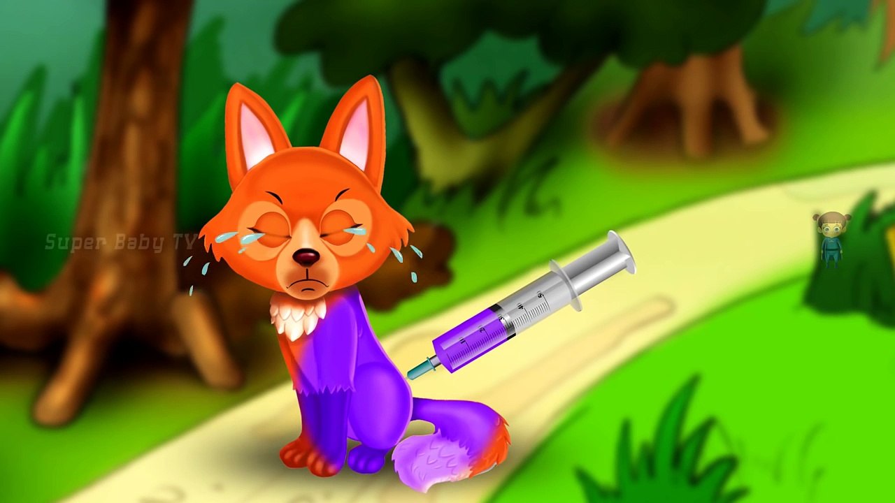 Learning Colors Injection Fox | Colors for Children Kids to Learn