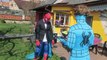 PREGNANT FROZEN ELSA vs EVIL ELSA vs DOCTOR!w/Spiderman,Evil Queen Maleficent& Mermaid-Superhero Fun